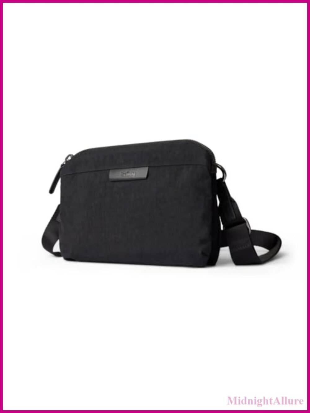 Slim Crossbody Sling Bag Expandable Water-Resistant Recycled Fabric